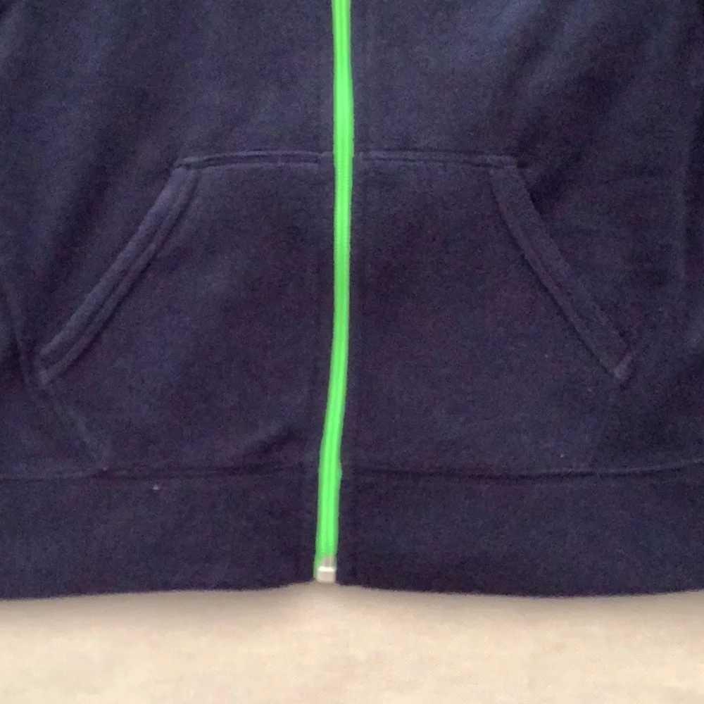 Old Navy: SWEATSHIRT Hoodie Size XS(5) Navy/Black/Electric Green